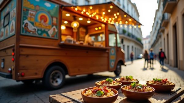 Savourer les douceurs du food truck portugais.