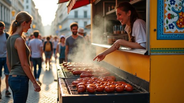 Savourer les douceurs du food truck portugais.