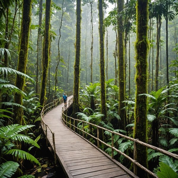 Quelle croisière propose des randonnées pour explorer les forêts tropicales de Bornéo?